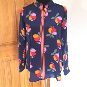 boden silk blouse